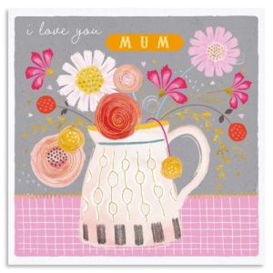 Love You Mum Greeting Card